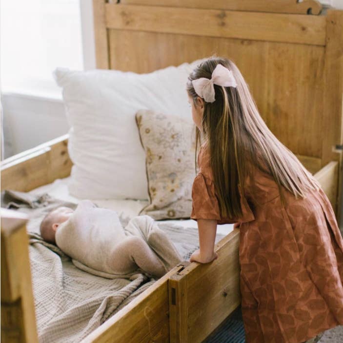 Heidy Berry – Großhandel Haarschleife – Kinder – Hair Bow Baby Kids Beiges Stirnband Blassblau1