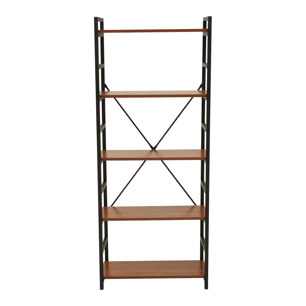 Interiors by Premier – wholesale Free-standing shelf – Laxton 5 Tier Red Pomelo Shelf Unit1
