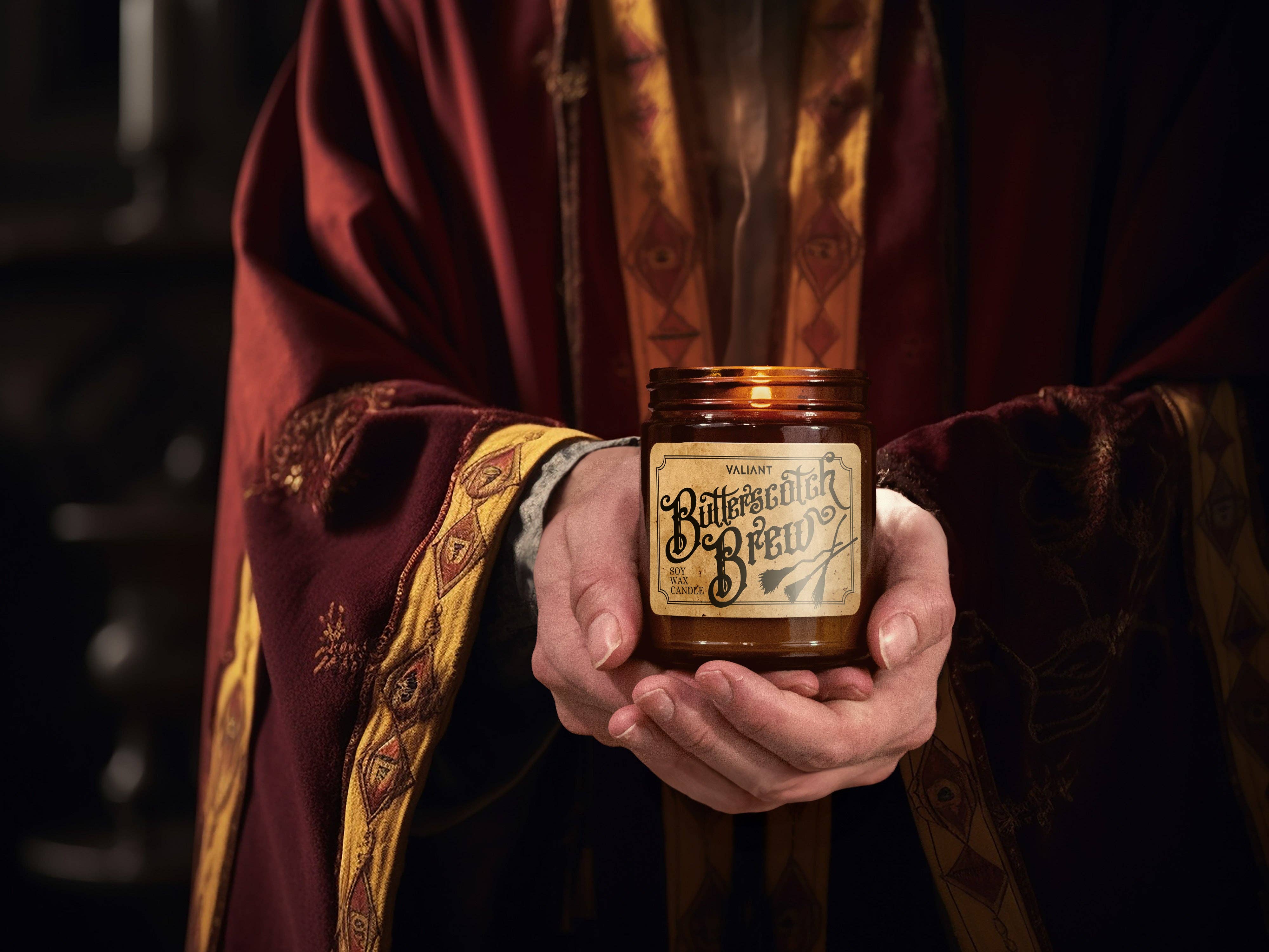 Valiant Candle - Wholesale Jar/Filled Candle - Butterscotch Brew1