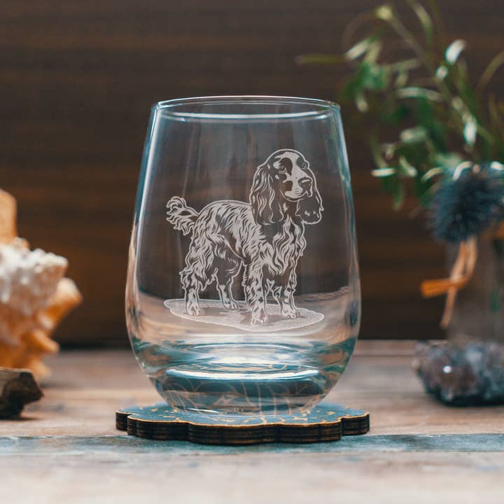 Benoit's Design Co. - Wholesale Cocktail/Liquor Glass - Cocker Spaniel Dog Breed Glasses