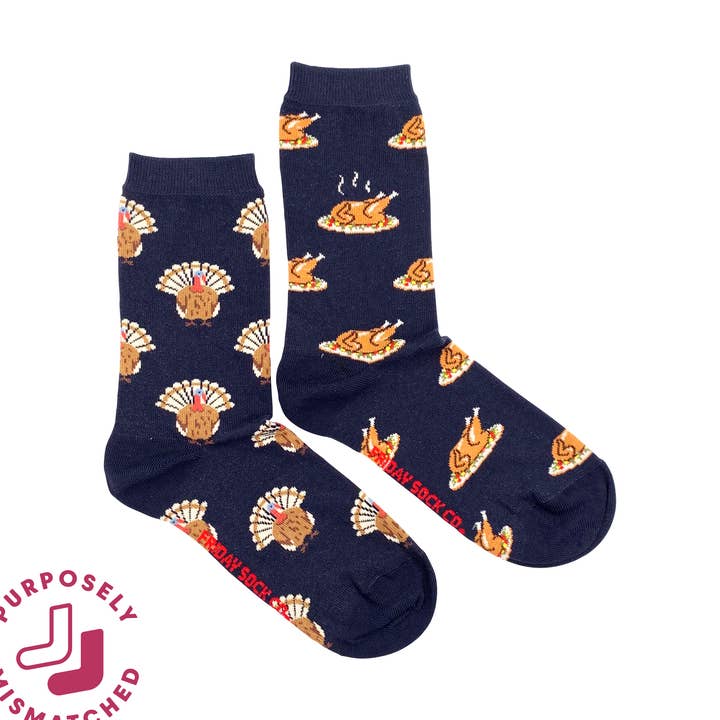 Women's Turkey Socks for wholesale by Friday Sock Co.