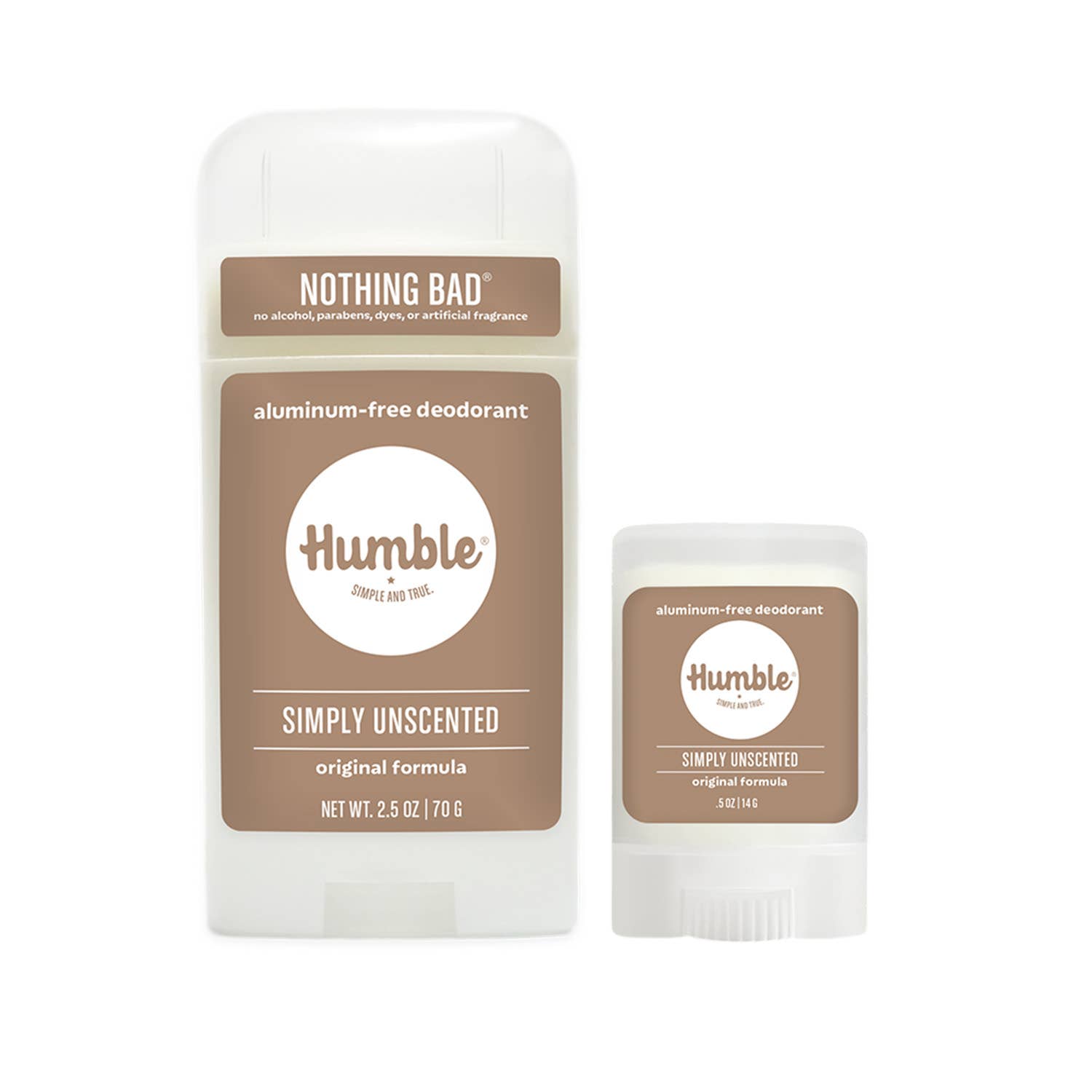 Humble Brands, Inc. - Wholesale Deodorant - Unisex - Simply Unscented Travel Deodorant1