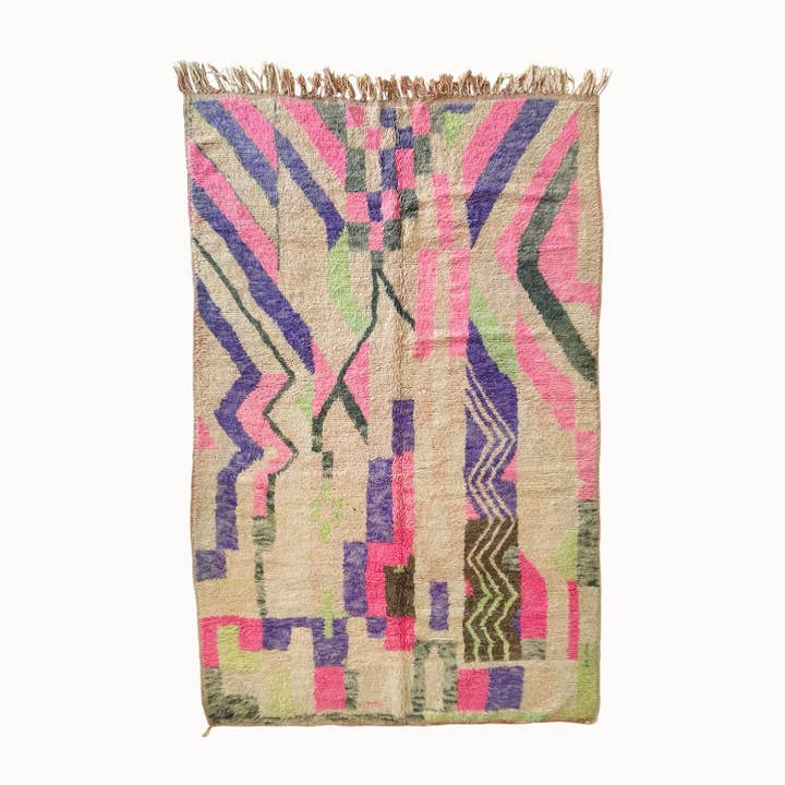 Libby Contemporary Moroccan Rug | 6'7" x 9'10" for wholesale by Apartment F - shipping from Austin, TX