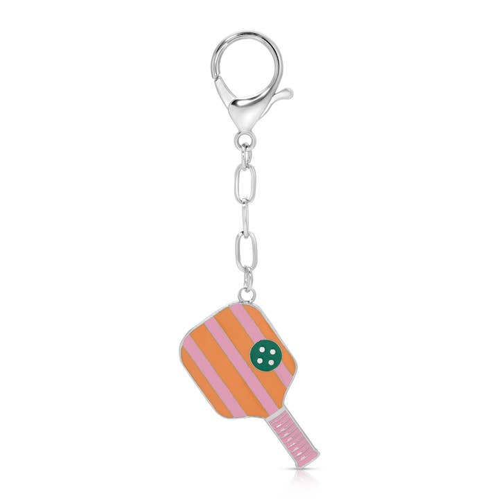 Lucky Feather - Wholesale Purse/Bag Accessory - Women's - Enamel Bag Charm - Pickleball