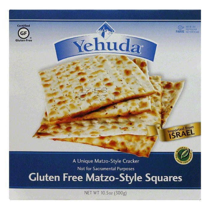 KeHE Distributors, LLC - Wholesale Chips - Yehuda Gluten Free Square Matzo-Style Cracker, 10.5 Oz (Pack of 12)