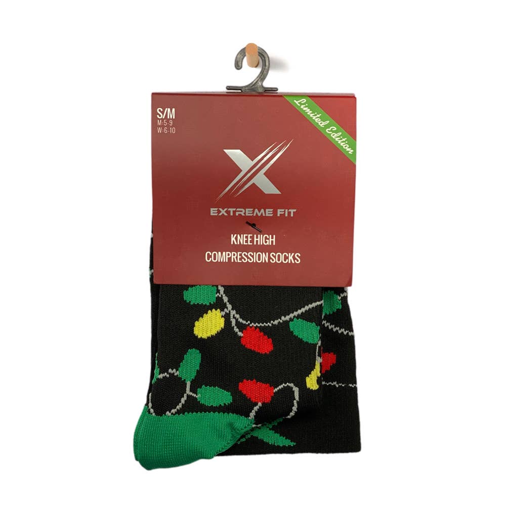 Extreme Fit Wholesale - Vente Chaussettes – unisexe - CHAUSSETTES DE COMPRESSION À BULBES DE NOËL INSPIRÉES3