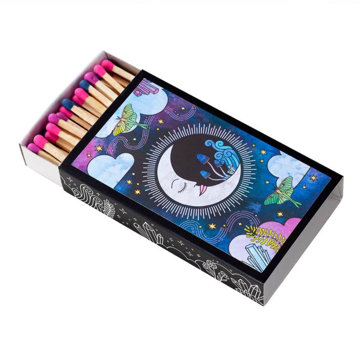 Rachel Beyer - Wholesale Matches - The Moon - Deluxe Art Matchbox2