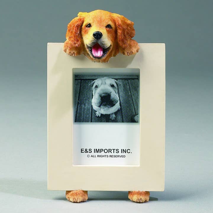 Golden Retriever Picture Frame for wholesale by E&S Pets
