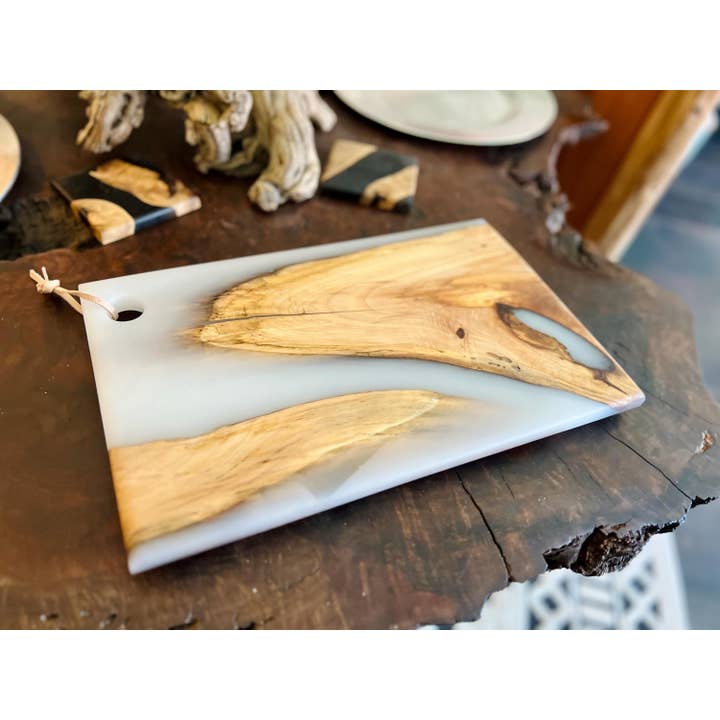 Planche à fromage en érable massif – Artisanale et unique en son genre pour la vente par DapperwoodSF