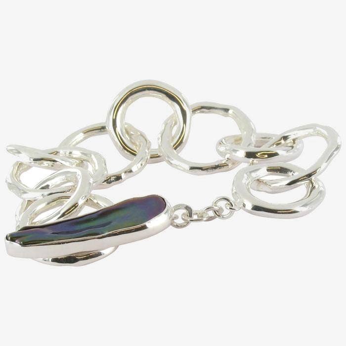 Biwa Beauty Bracelet en argent sterling pour la vente par REEVES & REEVES
