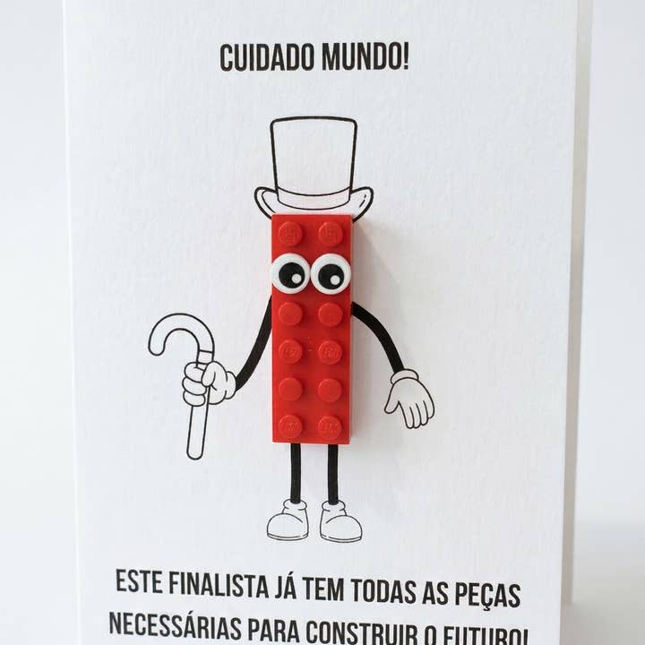 Vykort gjort med Lego-bitar - finalister för wholesale av BRICKS