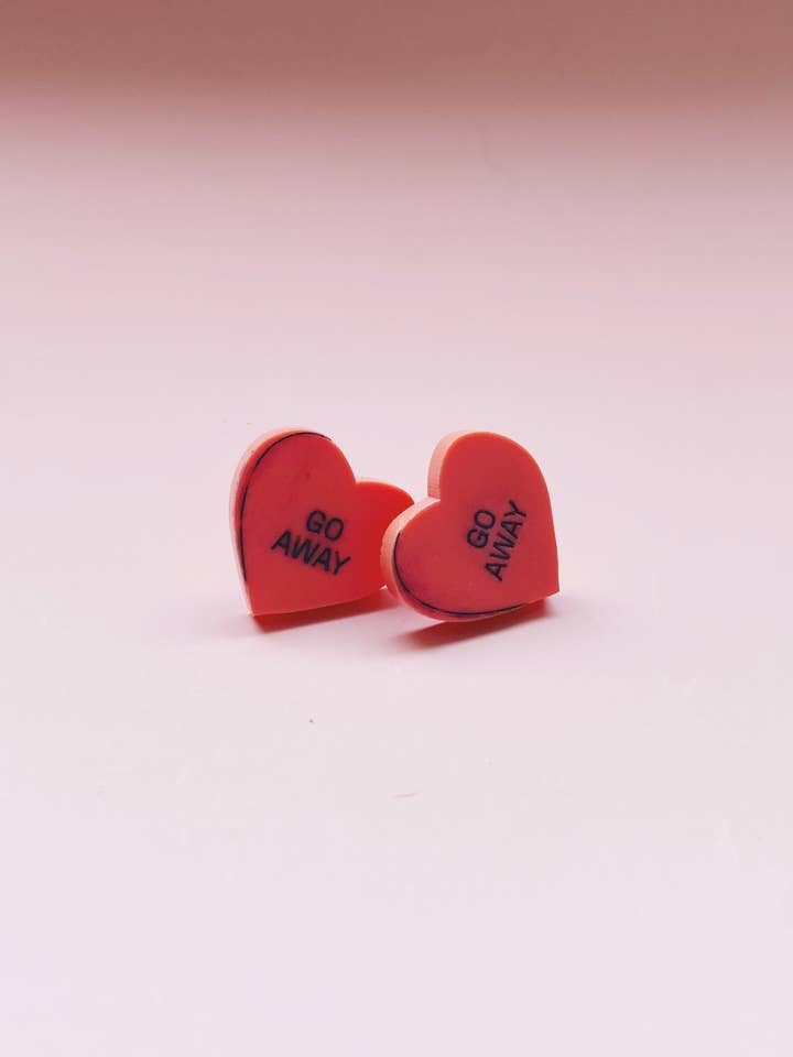 Candy Hearts- Go Away for wholesale by Gloria Faye