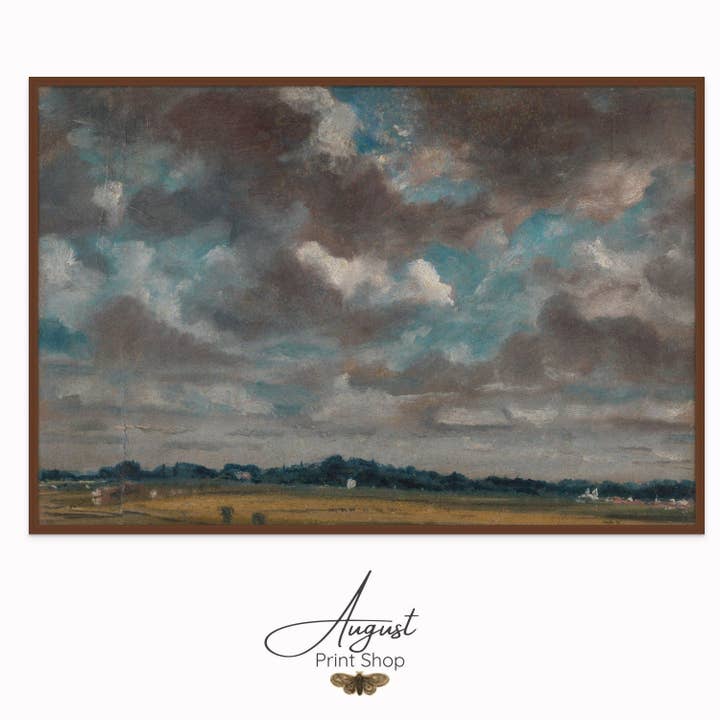 Nuages gris pour la vente par August Print Shop