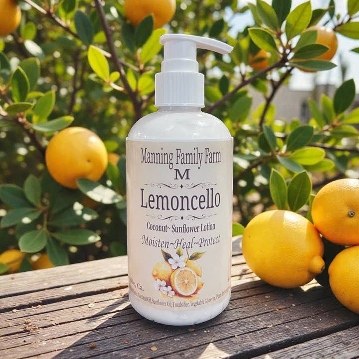 Natural Coconut & Sunflower Oil Hand & Body Lotion for wholesale by Manning Family Farm