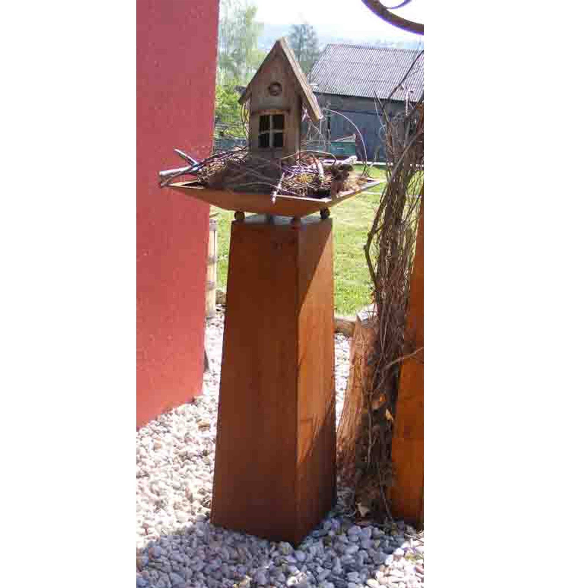 Rostikal - Wholesale Plant Pot - Vintage decorative plant column 70 cm with various bowls | G7