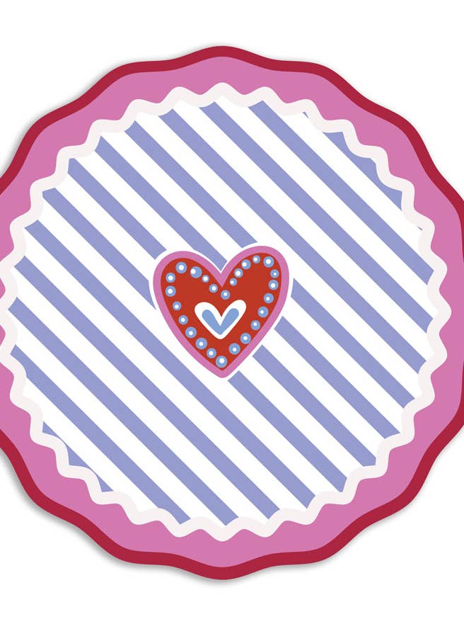 Round placemat BEATATE 5 for wholesale by Emily Evans