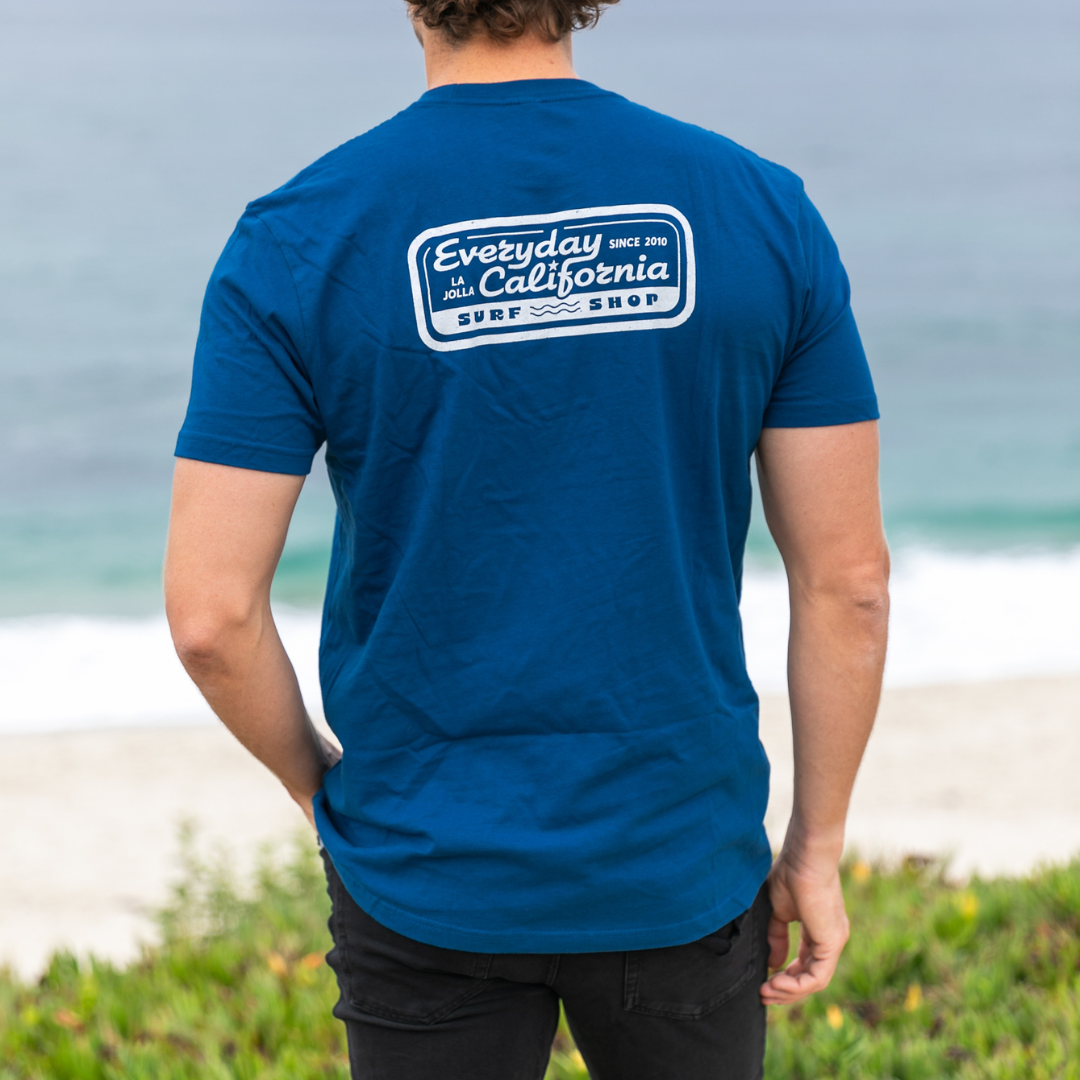 Black Surf Shop Tee - Everyday California Logo Unisex Graphic Tee for wholesale on Faire7