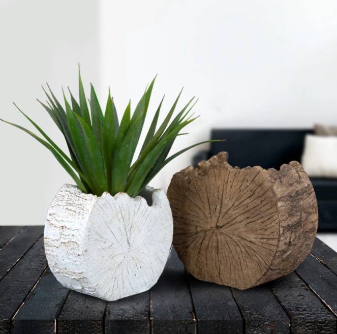 Galore Home - Wholesale Plant Pot - 10" Ceramic Trunk Planter1