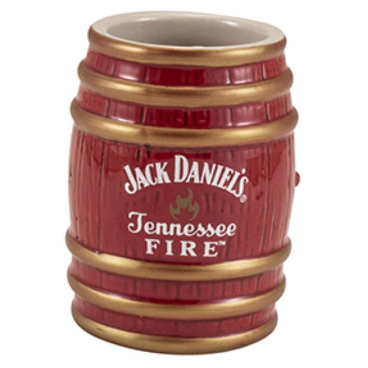 Jack Daniel's Fire Stoneware Barrel Shot pour la vente par M Cornell Importers Inc