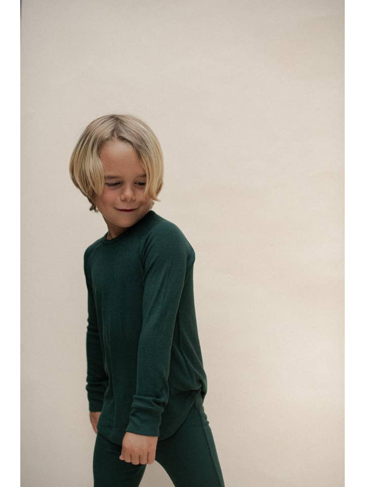 Blaze Kids Wear - Wholesale Top & Pant Set - Kids - Blazies Long Sleeve - Hunter2