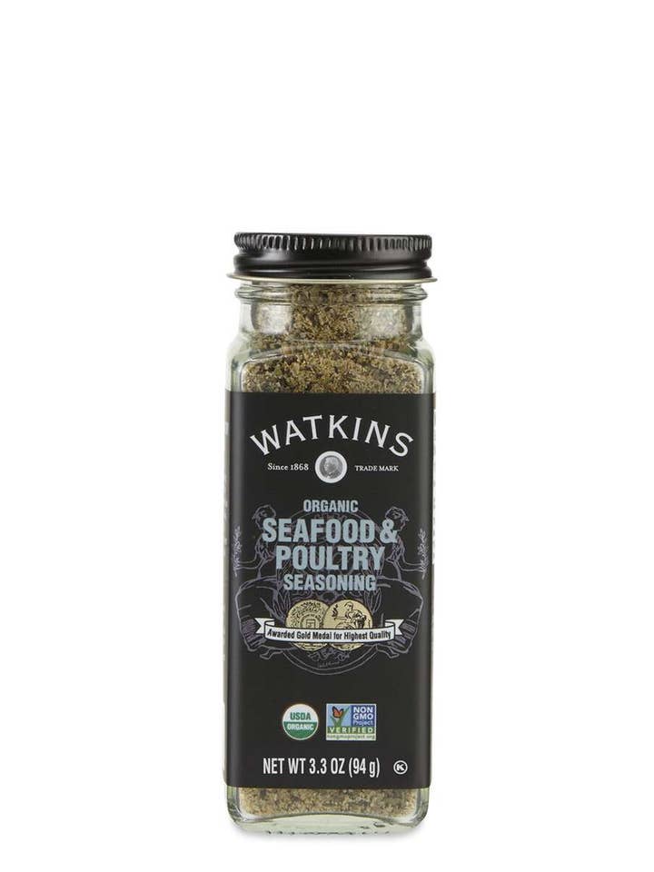 Organic Seafood & Poultry Seasoning, 3.3 oz for wholesale by The Watkins Co.