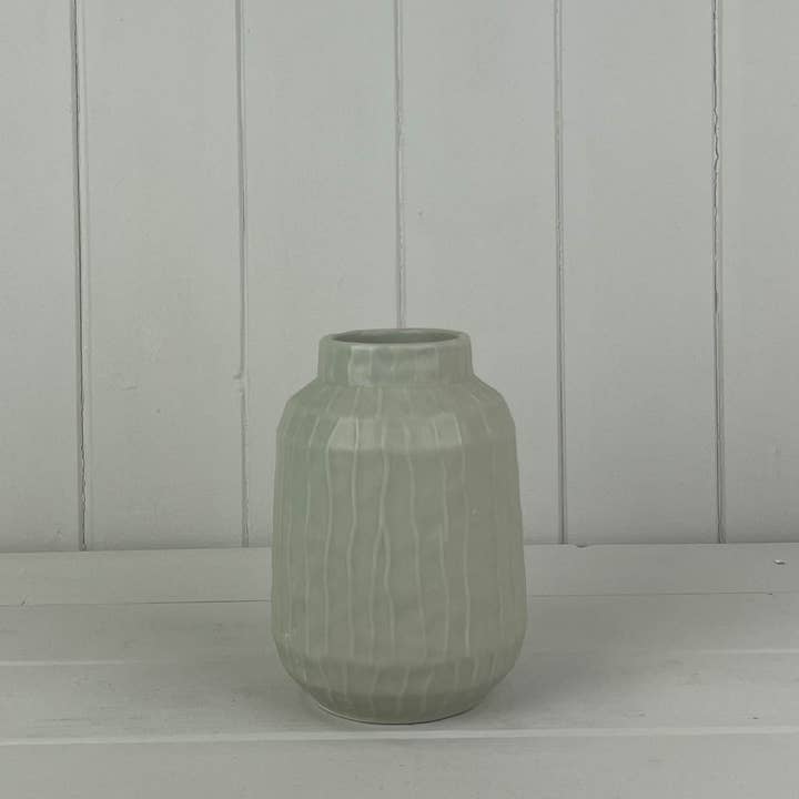 Satchville - Wholesale Vase - Glazed Pistachio Vase