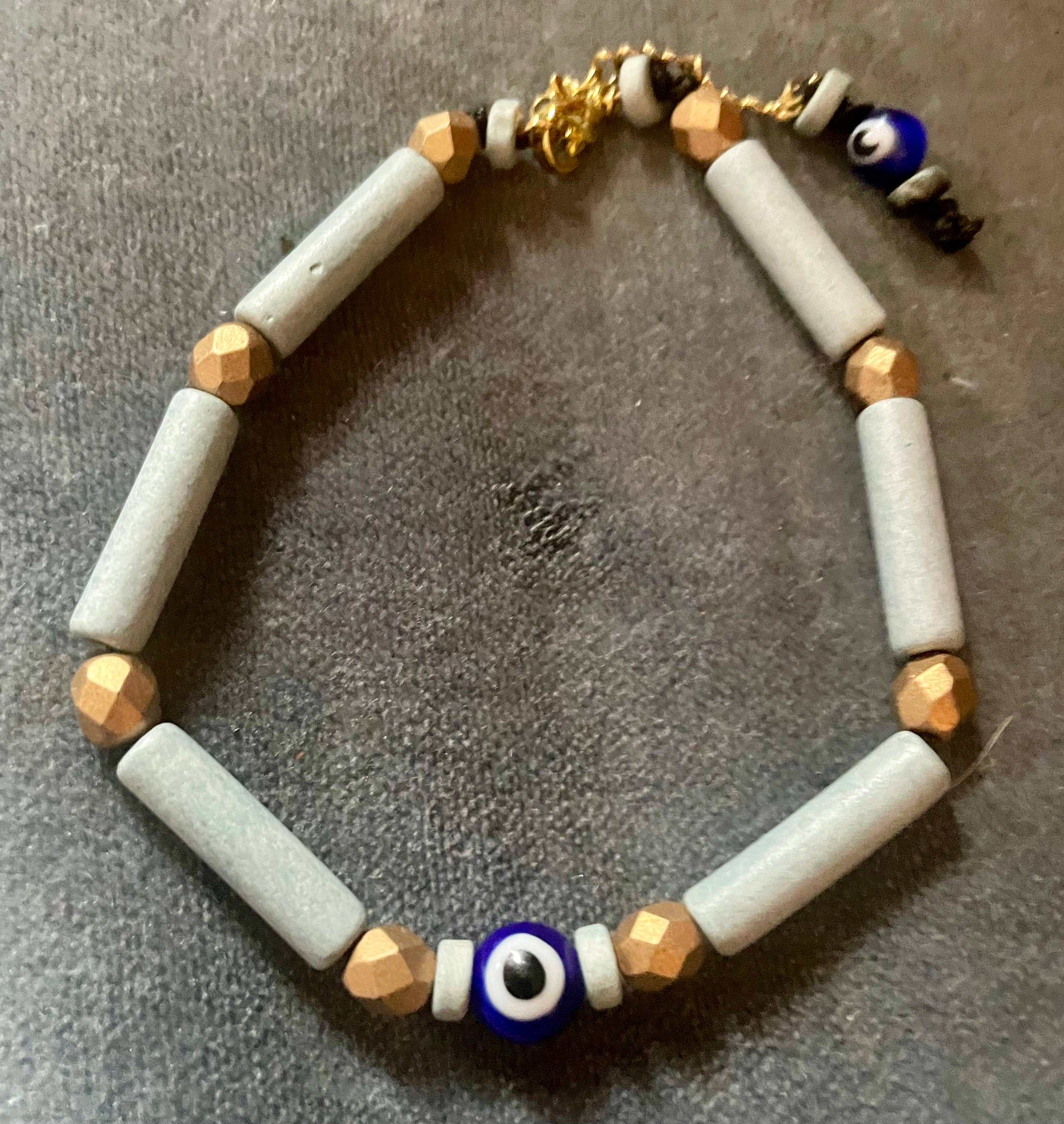 Le Labo de Cléopâtre – Großhandel Perlenarmband – Armband mit bösem Blick und griechischen Perlen10