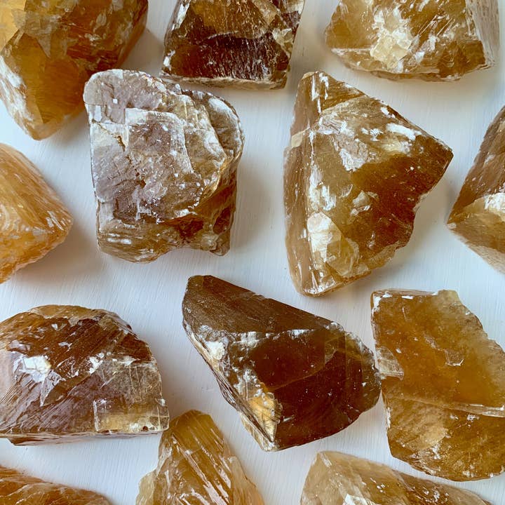 Crystal Vibes Inc. - Wholesale Spiritual Stone/Crystal - Rough Honey Calcite