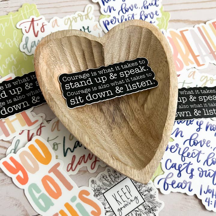 swaygirls - Vendita all'ingrosso Adesivo - Adesivo Courage | Citazione di Winston Churchill7