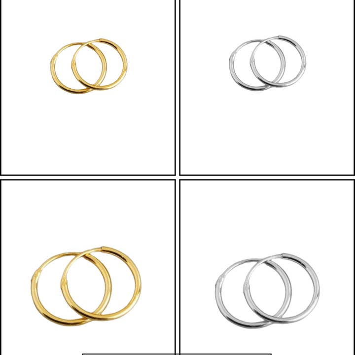 Lifetime Luxe Hoepeloorbel voor wholesale door Anthologie, Co.