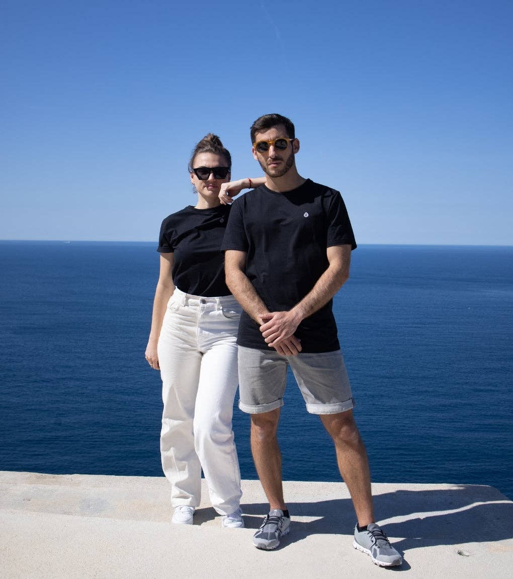 Recif. - Wholesale T-Shirt - Unisex - Recycled T-Shirt - Black3