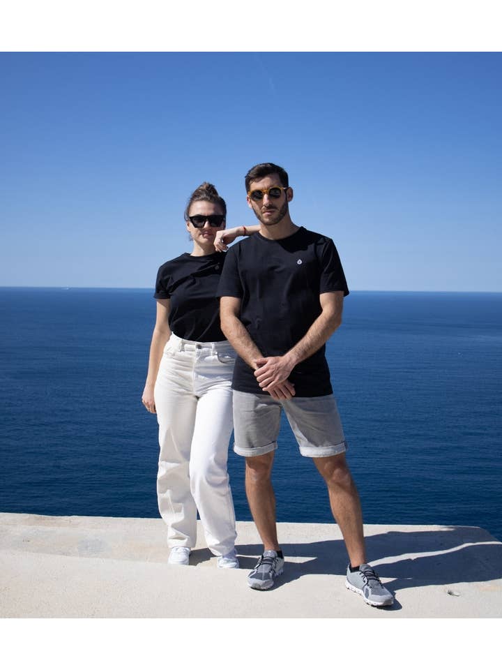 Recif. - Wholesale T-Shirt - Unisex - Recycled T-Shirt - Black3