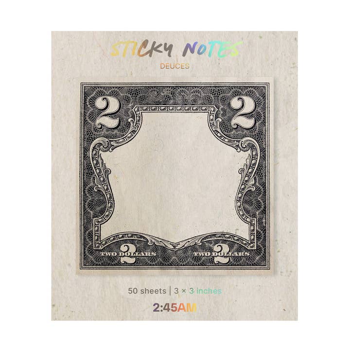 Deuces Sticky Notes for wholesale by Kaleidadope