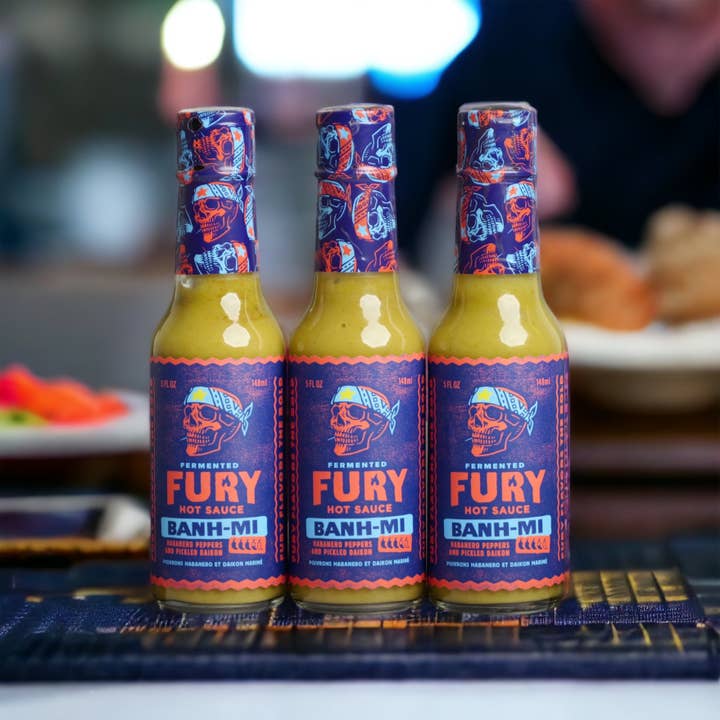 Fury Hot Sauce - Wholesale Hot Sauce - Banh-Mi - Zesty Vietnamese Inspired Hot Sauce1