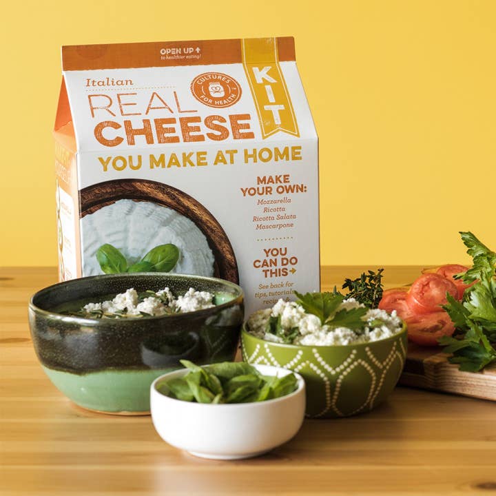 Cultures for Health - Wholesale DIY Food Kit - Basic Italian Cheese Making Kit (8 Count Case Pack)2