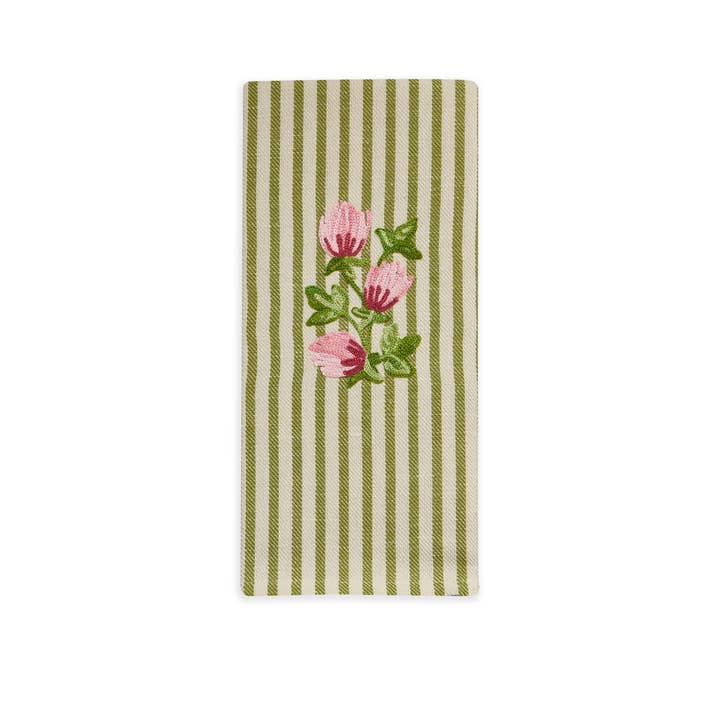 BUSATTI - Wholesale Dishcloth - ROSELLINE - POMEGRANATE EMBROIDERED KITCHEN TOWEL2