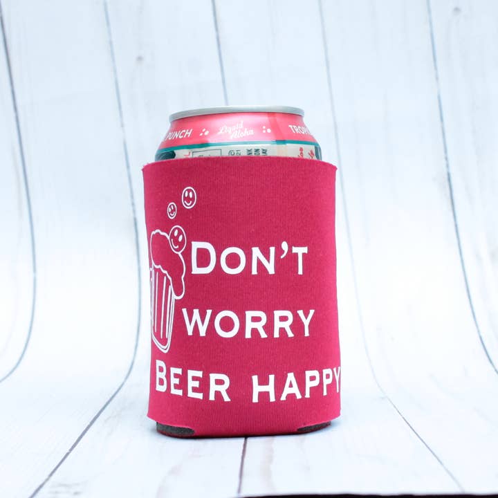 Glacière à canettes pliable Don't Worry Beer Happy pour la vente par Kaysticks.co