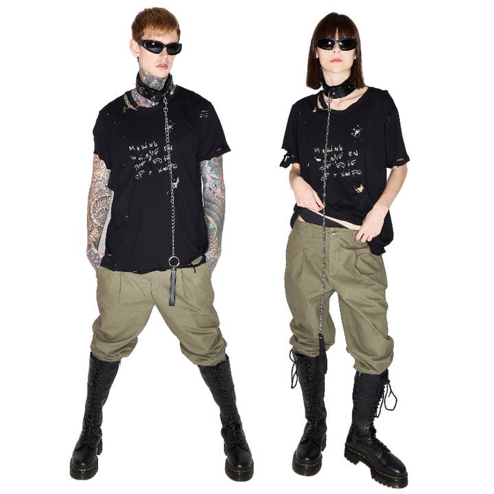 APRIL SKIES T-SHIRT BLACK for wholesale by Come On