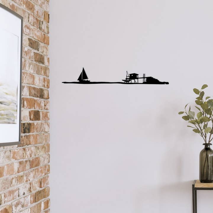 The Fishery and the Sailboat (Model 55cm) for wholesale by Silhouest