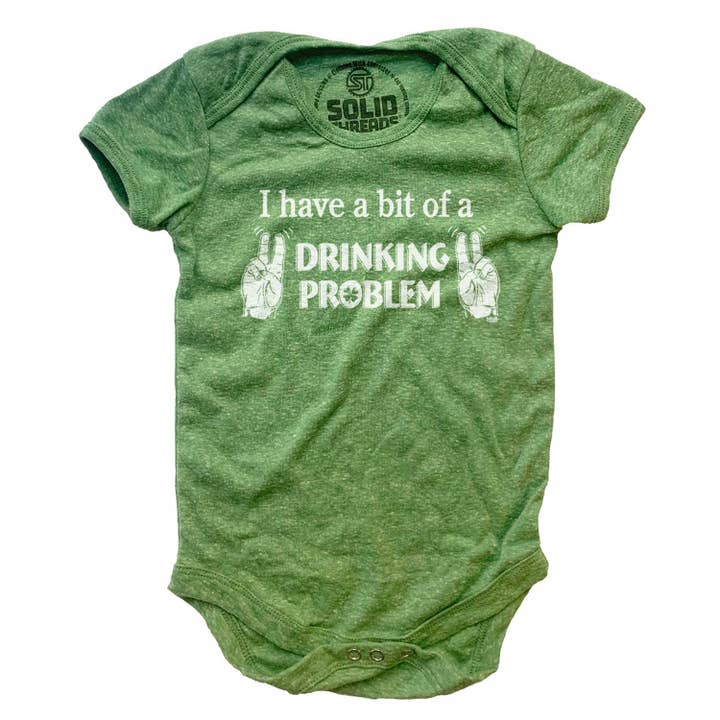 Baby Drinking Problem T-shirt for engroshandel hos Solid Threads