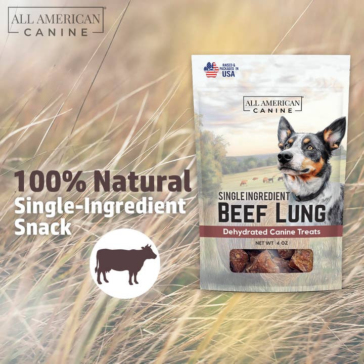 All American Canine - Wholesale Pet Treats - Dog - Beef Lung1