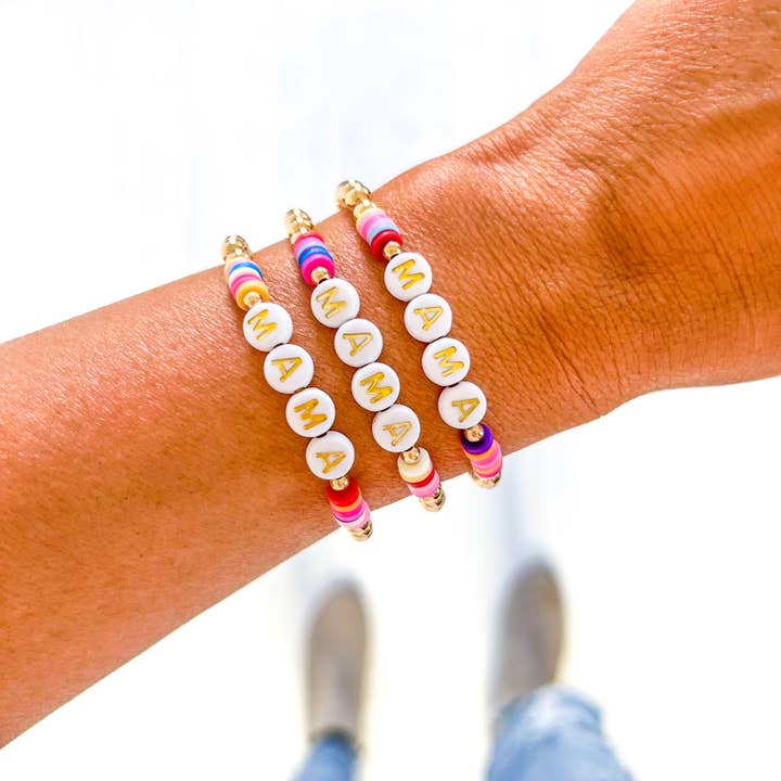 Savvy Bling - Wholesale Beaded Bracelet - Mama, Nana, Gigi, Mimi gold filled bracelet