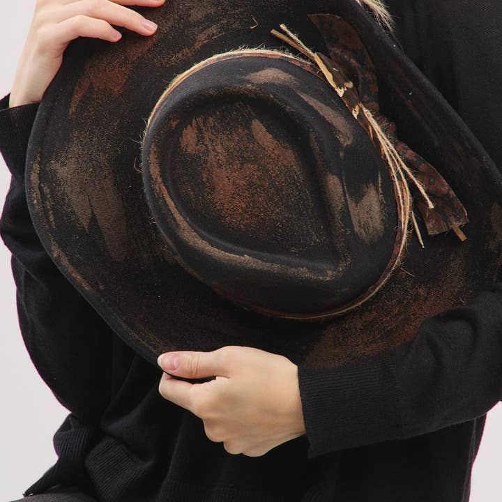 MiMi Wholesale - Wholesale Cowboy Hat - Women's - MH0244 Margaret Heritage Worn Shapable Cowboy/Fedora Hat7