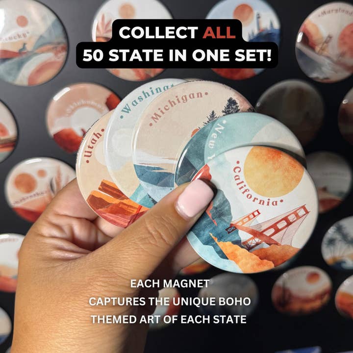 Tieu Magnetic - Wholesale Magnet - Tennessee Magnet | Earthy Palette | Modern Boho Style2