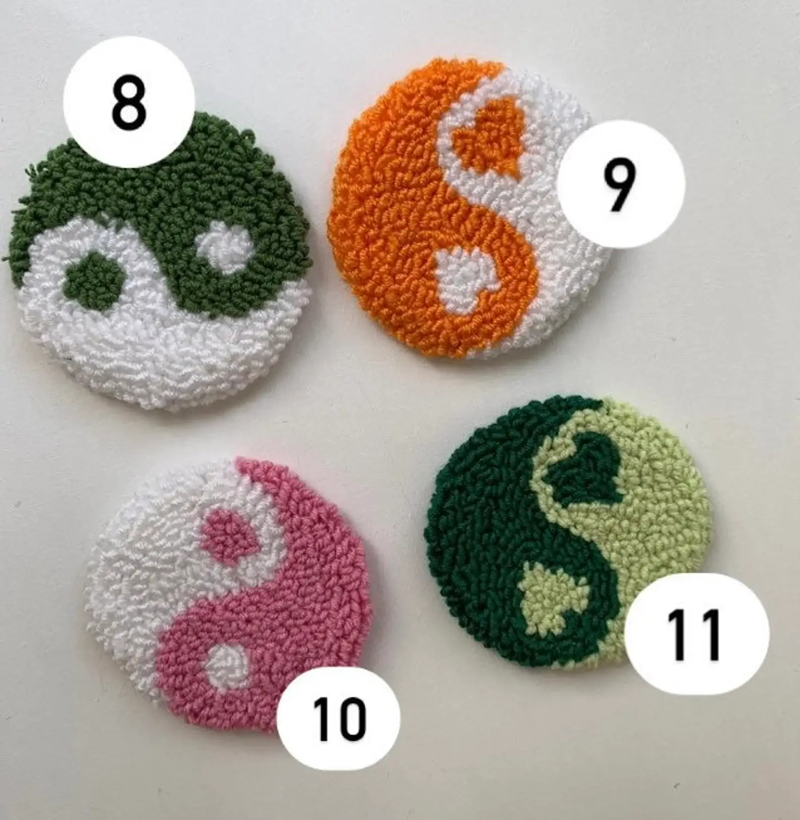 MUUDLAND - Wholesale Car Coaster - Women's - Personalized Car Coaster, Set Of 2 Car Coasters, Punch2