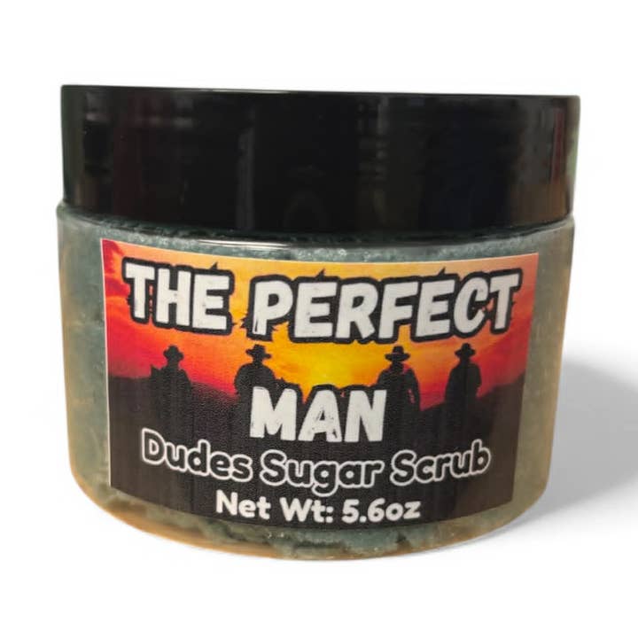 The Perfect Man Dudes Foaming Sugar Scrub | Luxury Exfoliating Body Scrub for Men | Grapefruit, Bergamot, Patchouli & Frankincense | 5.6oz for wholesale by Judds Suds