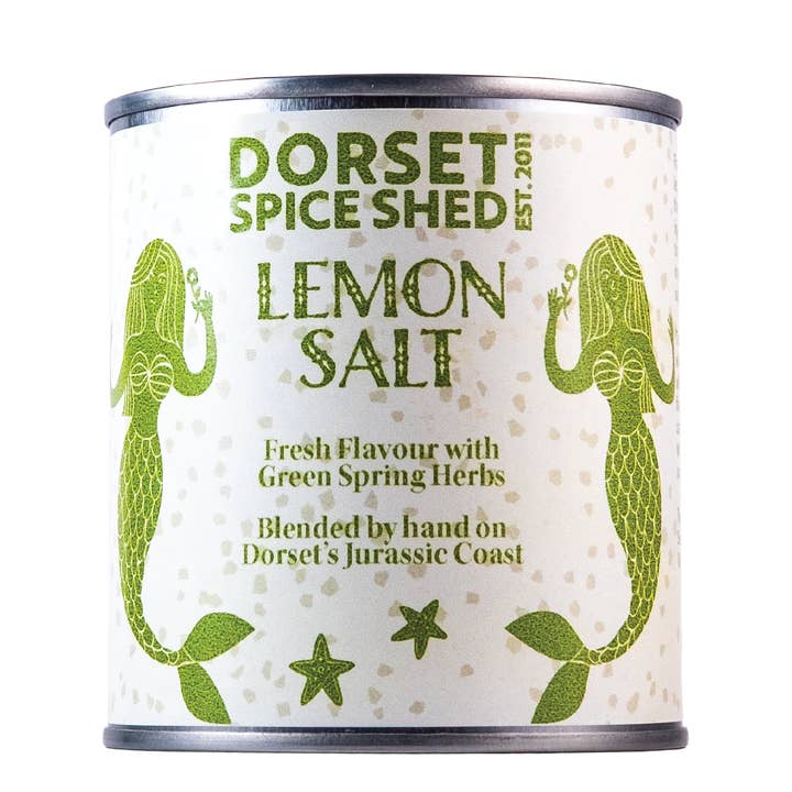 Dorset Spice Shed Lemon & Green Herbs Salt for wholesale by 2Guys