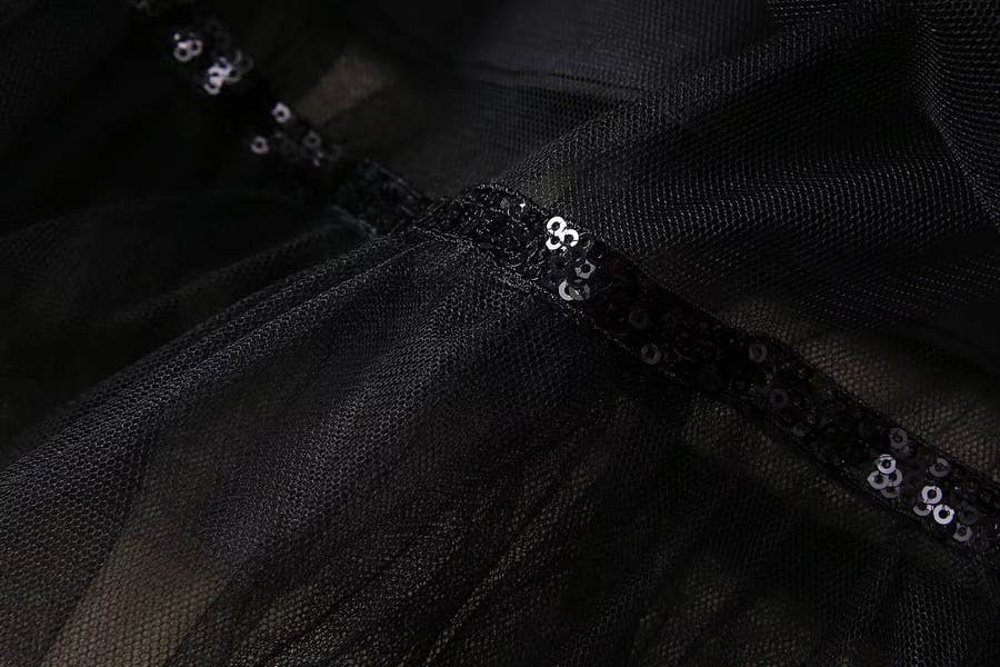 Farbe als Bilder SY314 Elegante Tweed-Jacke mit Maxi-Rock aus Netzstoff und Pailletten für den Großhandel auf Faire14