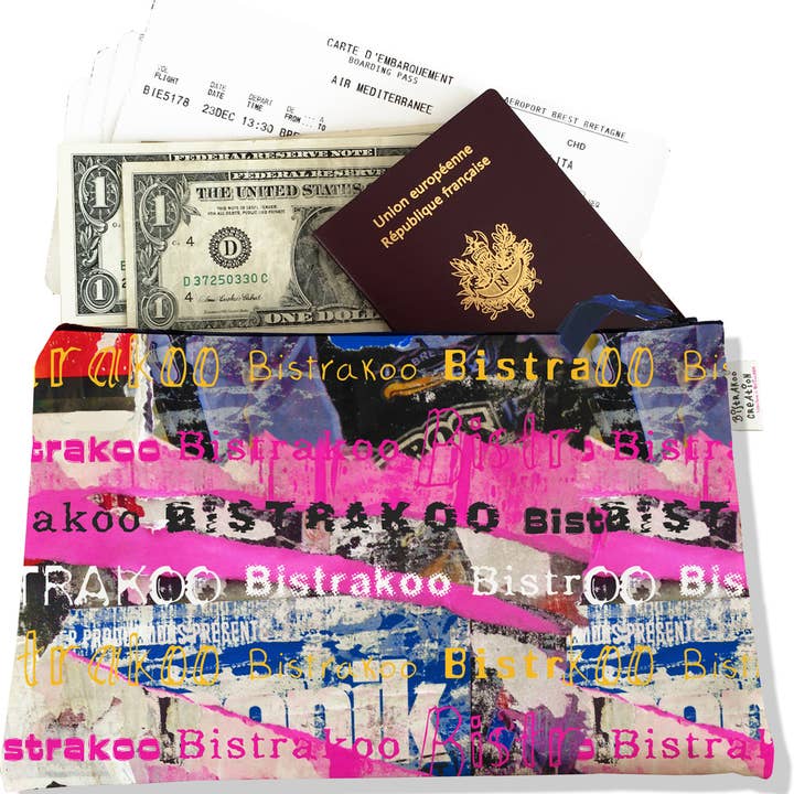 Pochette da viaggio, valigetta, poster Bistrakoo lacerati per la vendita all'ingrosso da parte di BISTRAKOO