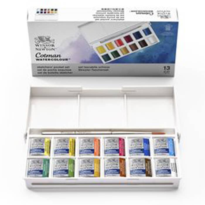 Orange Art/Creative Art Materials - Wholesale Watercolor Paint - WN Cotman Watercolor Sketch Pocketbox2